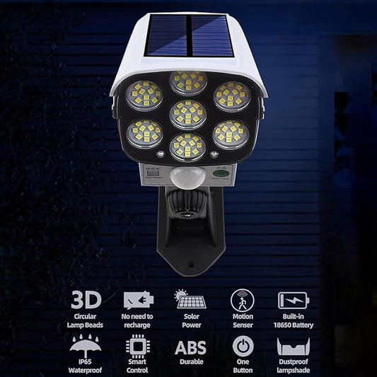 Ultra Bright Solar Motion Sensor Light with Remote Control - Bemartello.in
