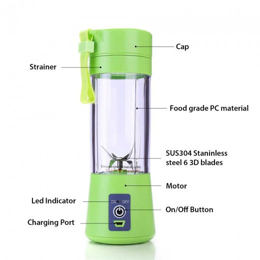 Portable Smoothie Maker – Blend, Charge & Go - Bemartello.in