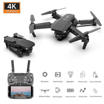 E88 Pro Dual Camera Foldable Drone Pro - Bemartello.in
