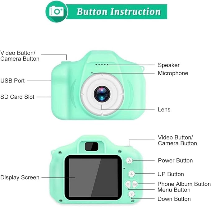 RetroVision Mini Cam – Capture Memories in Style! - Bemartello.in