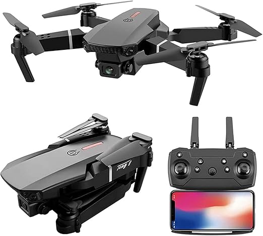 E88 Pro Dual Camera Foldable Drone Pro - Bemartello.in