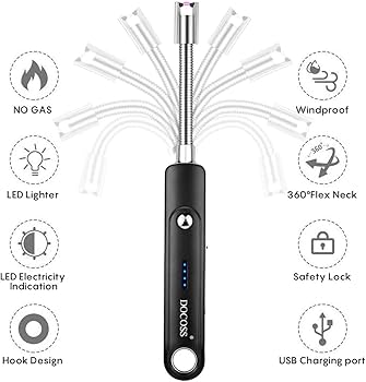 Smart Electric Lighter – Windproof, Flameless, Safe - Bemartello.in