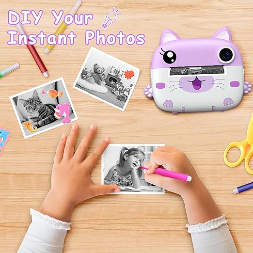 Kids Camera Instant Print & 2.5K Digital Video Instant Print Camera for Kids - Bemartello.in