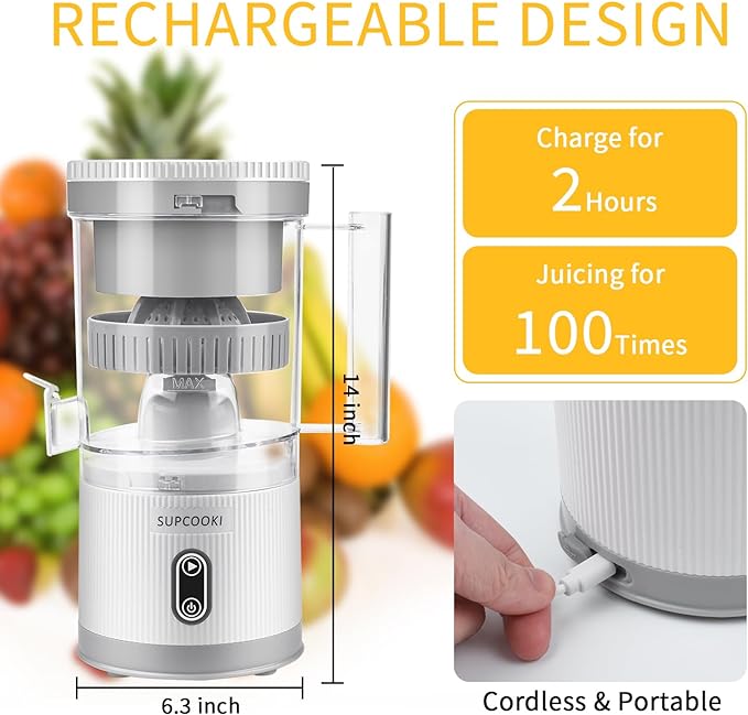 USB Rechargeable Juicer – Easy, Fresh & Portable - Bemartello.in