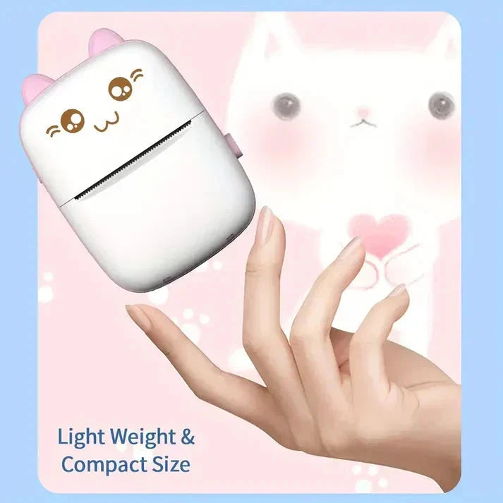 Mini Portable Thermal Printer Wireless Bluetooth Printer - Bemartello.in