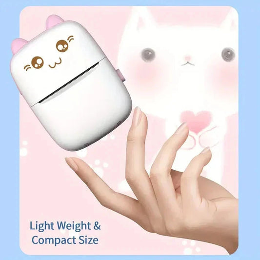 Mini Portable Thermal Printer Wireless Bluetooth Printer - Bemartello.in