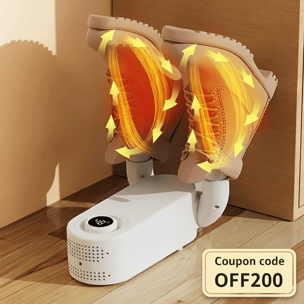 Electric Shoe Dryer & Warmer for Fresh, Dry, and Odor-Free Footwear