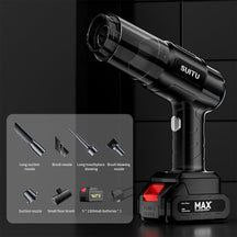 3 in 1 High Power Vacuum Cleaner Portable 18000PA Wireless - Bemartello.in