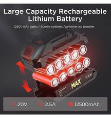 3 in 1 High Power Vacuum Cleaner Portable 18000PA Wireless - Bemartello.in