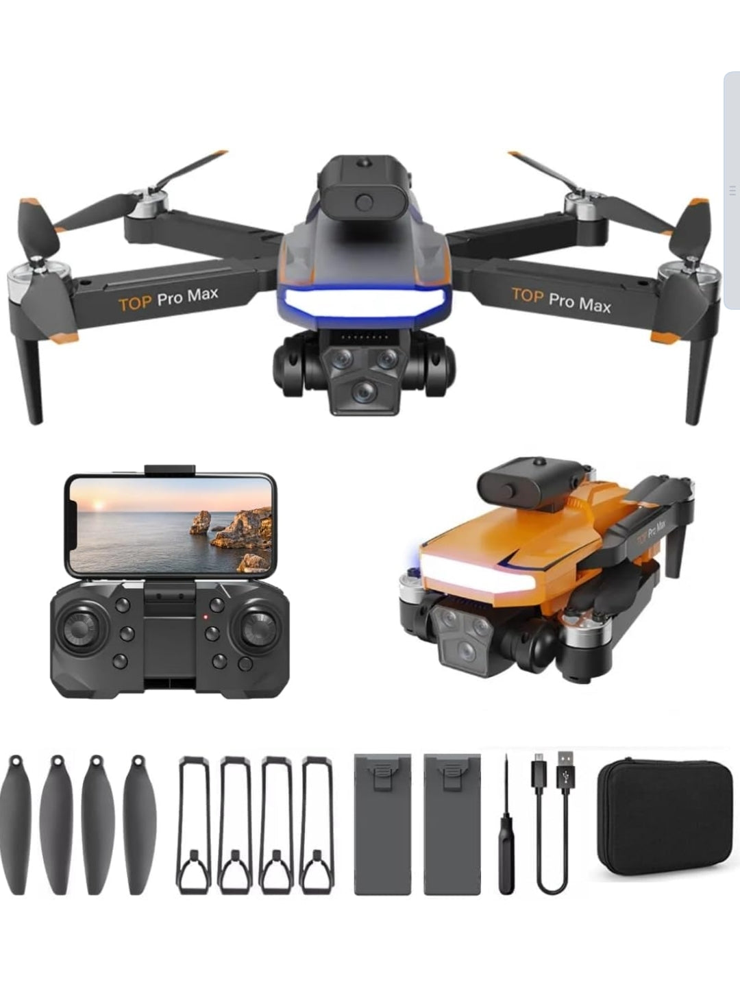 Pro-Grade 4K Drone with Brushless Motors - Bemartello.in
