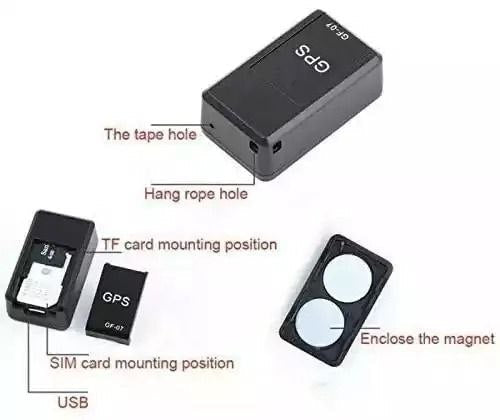 GF-07 Mini GPS Tracker with Voice Recording & Real-Time Tracking - Bemartello.in