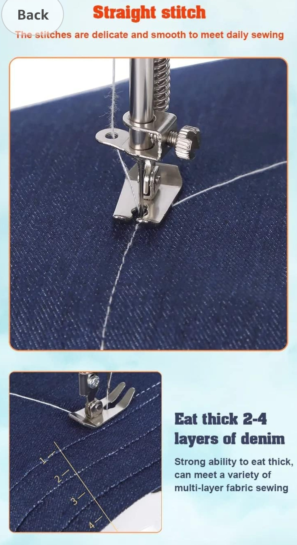 ORLOV® Mini Sewing Machine – Tailor at Home! - Bemartello.in