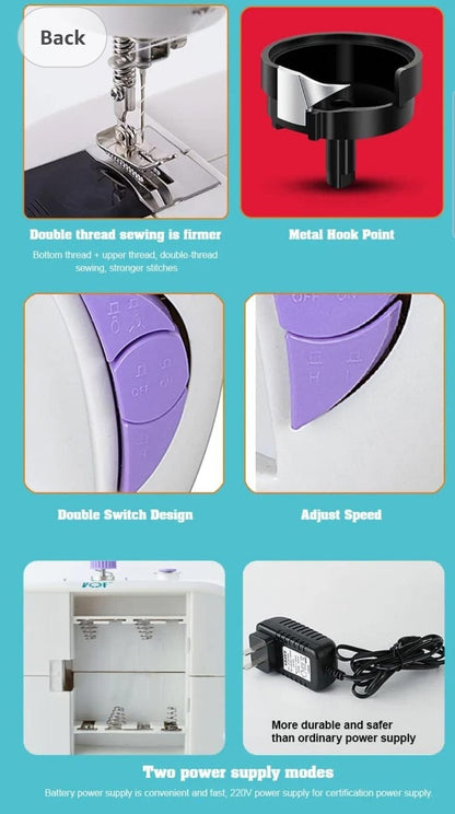 ORLOV® Mini Sewing Machine – Tailor at Home! - Bemartello.in