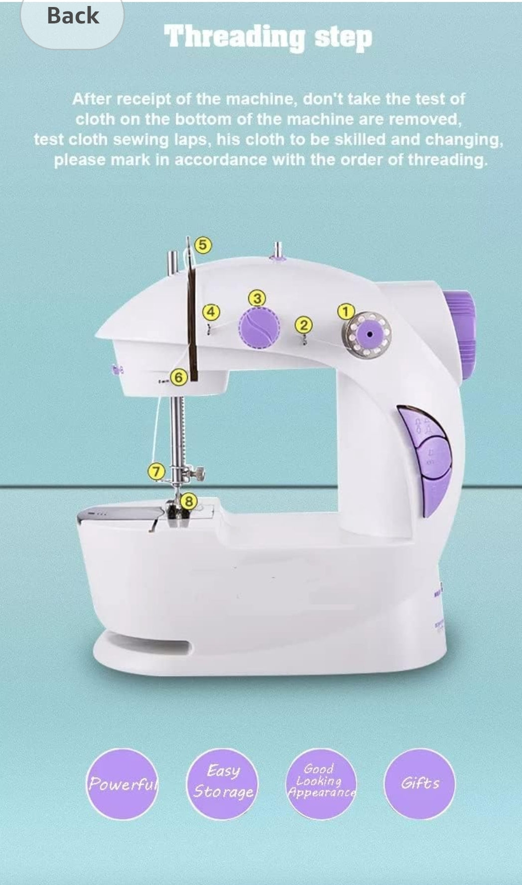 ORLOV® Mini Sewing Machine – Tailor at Home! - Bemartello.in