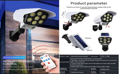 Remote Control Human Sensor Spotlight Garden lamp Solar Light Set - Bemartello.in