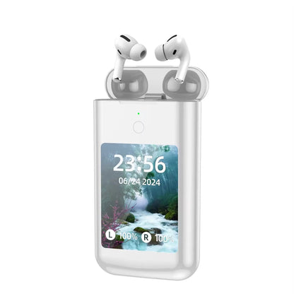 Voltrex TouchBuds 3-in-1 Power Bank with Built-in AirPods & Display - Bemartello.in