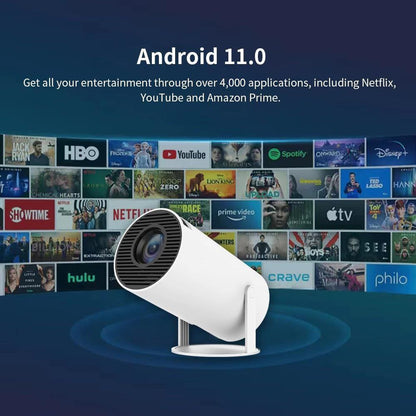 ANDROID 5G WIFI HOME PROJECTOR 4k - Bemartello.in