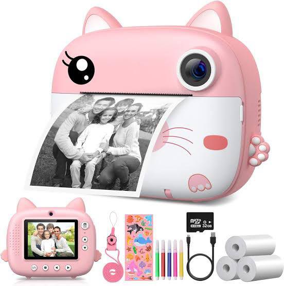 Kids Camera Instant Print & 2.5K Digital Video Instant Print Camera for Kids - Bemartello.in