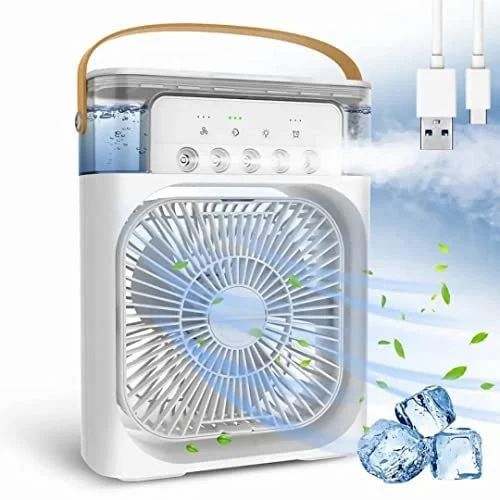 Portable Air Cooler & Table Fan with Built-in Humidifier - Bemartello.in