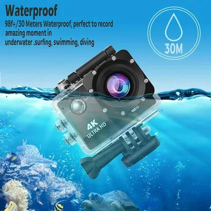 4K Sports Action Camera with Optical 16MP High Resolution with Wi-Fi - Bemartello.in